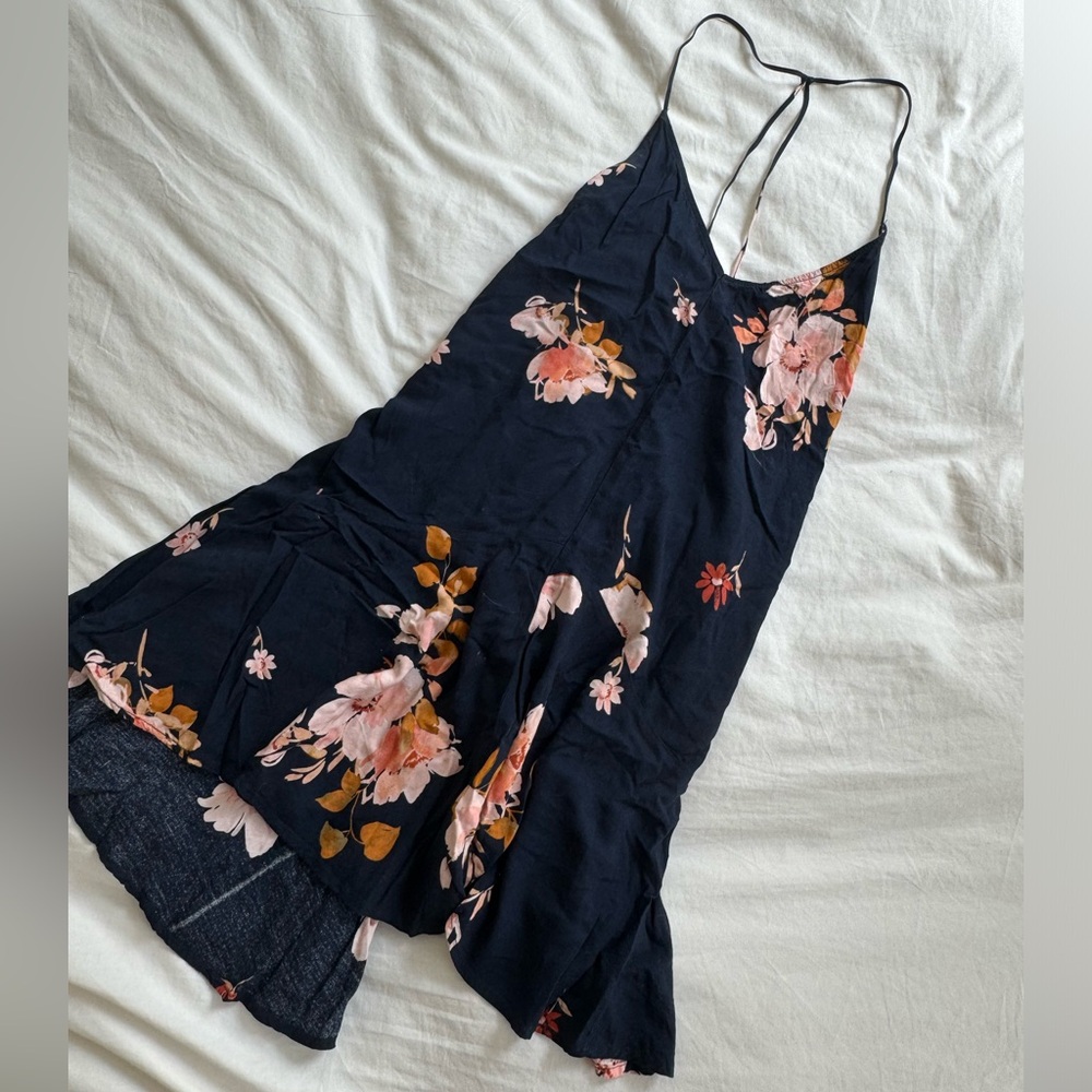 Forever21 Navy Floral Dress